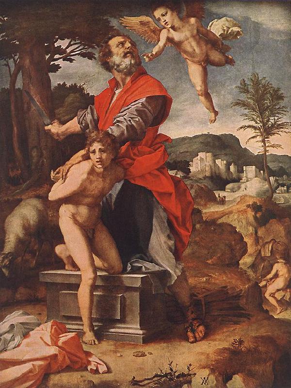 Andrea del Sarto The Sacrifice of Abraham Germany oil painting art